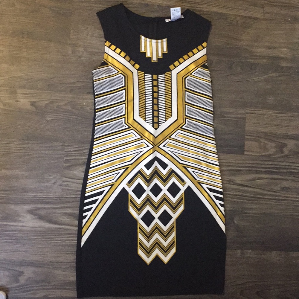 K. Jordan Egyptian Print Dress
